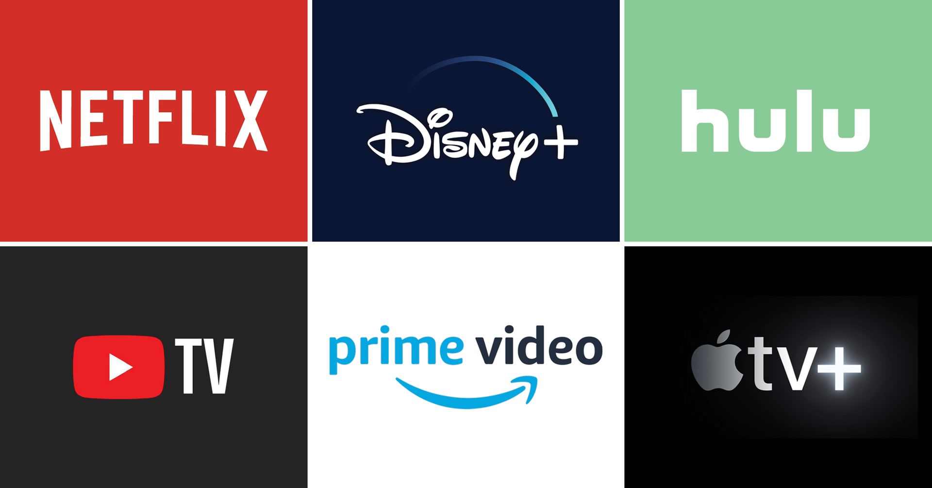 netflix youtube prime disney apple hulu streaming services