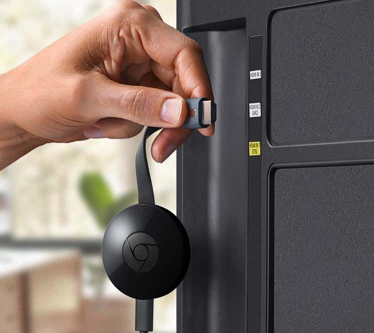 installer la chromecast hotel